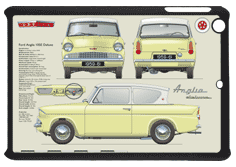 Ford Anglia 105E Deluxe 1959-63 Small Tablet Covers